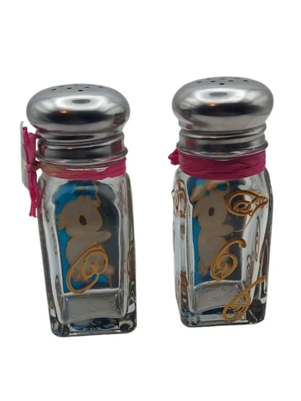 Koala Bear Glass Shakers Salt Pepper Hand Painted Liza Enger Australia Gift Box